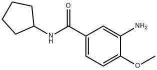 3-아미노-N-사이클로펜틸-4-메톡시벤즈아미드 구조식 이미지