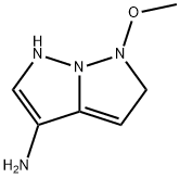 1H-Pyrazolo[1,5-b]pyrazol-3-amine,  5,6-dihydro-6-methoxy- Structure