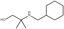 2-[(cyclohexylmethyl)amino]-2-methylpropan-1-ol Structure