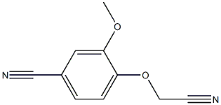 4-(cyanomethoxy)-3-methoxybenzonitrile Structure