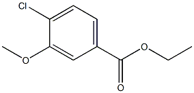 에틸4-클로로-3-메톡시벤조에이트 구조식 이미지