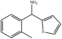 1-(2-메틸페닐)-1-(2-티에닐)메탄아민(SALTDATA:HCl) 구조식 이미지