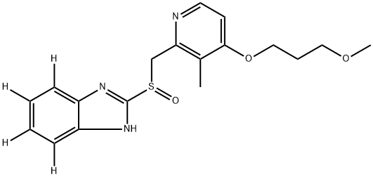 Rabeprazole-d4 Structure