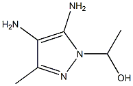 1H-피라졸-1-메탄올,4,5-디아미노-알파-,3-디메틸- 구조식 이미지
