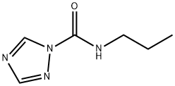 1H-1,2,4-Triazole-1-carboxamide,N-propyl-(9CI) Structure