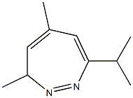 3H-1,2-Diazepine,3,5-dimethyl-7-(1-methylethyl)-(9CI) Structure