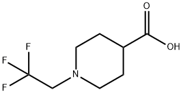 1-(2,2,2-trifluoroethyl)piperidine-4-carboxylic acid Structure