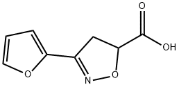 3-(furan-2-yl)-4,5-dihydro-1,2-oxazole-5-carboxylic acid Structure