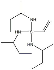 N,N',N''-tris(1-methylpropyl)-1-vinylsilanetriamine Structure