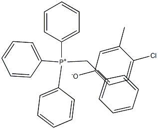 benzyltriphenylphosphonium, salt with p-chloro-m-cresol (1:1) Structure