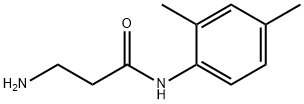 N~1~-(2,4-dimethylphenyl)-beta-alaninamide(SALTDATA: HCl) 구조식 이미지