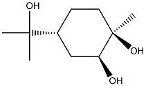 (1R,4R)-p-Menthane-1β,2β,8-triol Structure