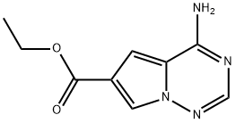 ETHYL 4-AMINOPYRROLO[2,1-F][1,2,4]TRIAZINE-6-CARBOXYLATE Structure