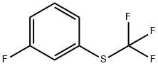 3-Fluorophenyl trifluoroMethyl sulfide 
 3-Fluoro-4-(trifluoroMethylthio)benzene Structure