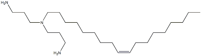 (Z)-N-(3-aminopropyl)-N(or N')-9-octadecenylpropane-1,3-diamine Structure