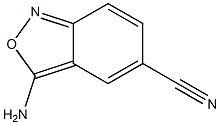 2,1-Benzisoxazole-5-carbonitrile,3-amino-(9CI) Structure