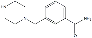 3-(piperazin-1-ylmethyl)benzamide 구조식 이미지