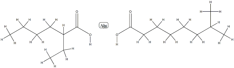 (2-ethylhexanoato-O)(isononanoato-O)cobalt Structure