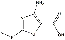 5-티아졸카르복실산,4-아미노-2-(메틸티오)-(9CI) 구조식 이미지