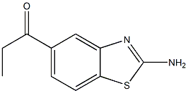 1-Propanone,1-(2-amino-5-benzothiazolyl)-(9CI) Structure