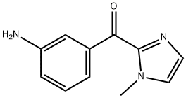 (3-아미노페닐)(1-메틸-1H-이미다졸-2-일)메탄온 구조식 이미지