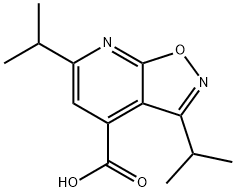 3,6-diisopropylisoxazolo[5,4-b]pyridine-4-carboxylic acid Structure