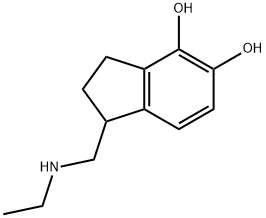 1H-Indene-4,5-diol,1-[(ethylamino)methyl]-2,3-dihydro-(9CI) 구조식 이미지