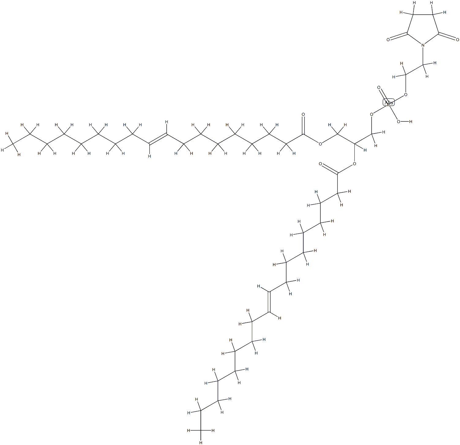 N-succinyl-1,2-dioleoylphosphatidylethanolamine Structure