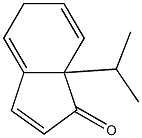 1H-Inden-1-one,5,7a-dihydro-7a-(1-methylethyl)-(9CI) Structure