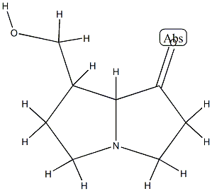 1H-Pyrrolizin-1-one,hexahydro-7-(hydroxymethyl)-(6CI) Structure