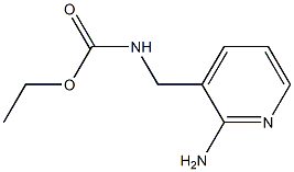 3-Pyridinecarbamicacid,2-amino-N-methyl-,ethylester(6CI) Structure