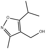 4-Isoxazolemethanol,3-methyl-5-(1-methylethyl)-(9CI) Structure