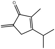 2-Cyclopenten-1-one,2-methyl-5-methylene-3-(1-methylethyl)-(9CI) Structure