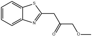 2-Propanone,1-(2-benzothiazolyl)-3-methoxy-(6CI) 구조식 이미지