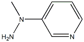피리딘,3-(1-메틸히드라지노)-(6CI,9CI) 구조식 이미지