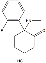 2-fluoro Deschloroketamine (hydrochloride) Structure