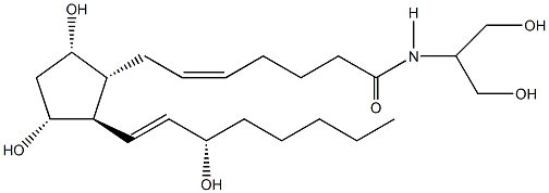 Prostaglandin F2α serinol amide Structure