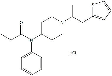 .alpha.-methyl Thiofentanyl (hydrochloride) Structure