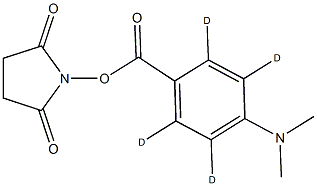 DMABA-d4 NHS ester Structure