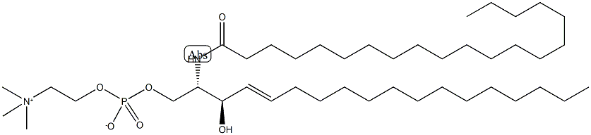 C20 Sphingomyelin (d18:1/20:0) 구조식 이미지