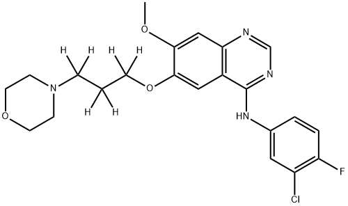 Gefitinib-d6 Structure