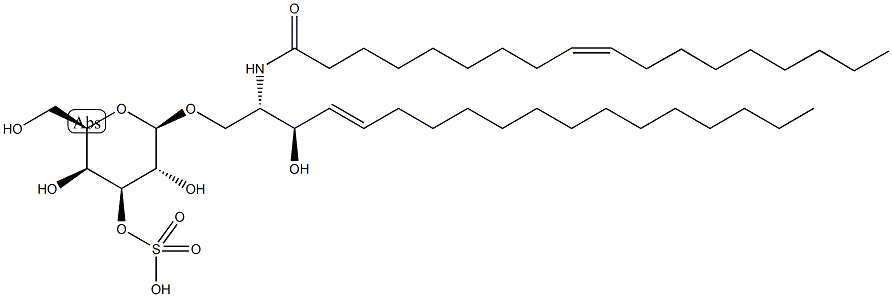 C18:1 3'-sulfo Galactosylceramide (d18:1/18:1(9Z)) Structure