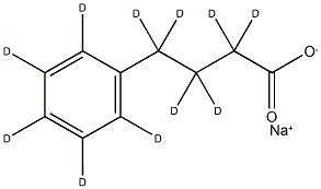 Sodium 4-Phenylbutyrate-d11 Structure