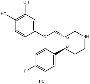 Desmethylene Paroxetine hydrochloride solution Structure