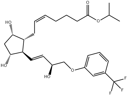 15(S)-Fluprostenol isopropyl ester Structure