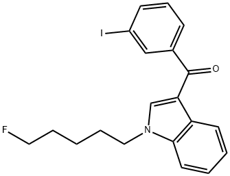 AM694 3-iodo isomer 구조식 이미지