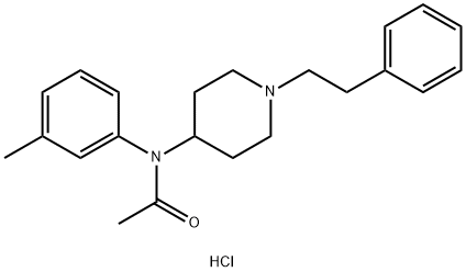 meta-methyl Acetyl fentanyl (hydrochloride) Structure