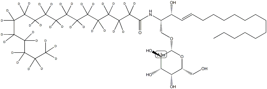 C18 Galactosylceramide-d35 (d18:1/18:0-d35) Structure