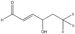 4-hydroxy Hexenal-d3 Structure