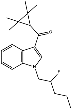 XLR11 N-(2-fluoropentyl) isomer 구조식 이미지